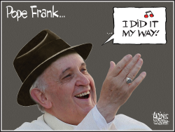 POPE FRANCIS by Aislin