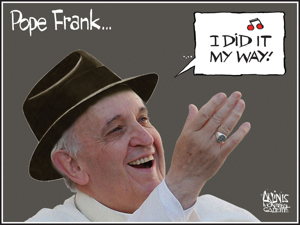  POPE FRANCIS by Aislin