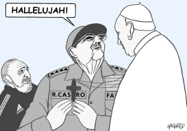 POPE FRANCIS IN CUBA by Rainer Hachfeld