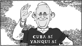 EL PAPA FRANCISCO EN AMERICA by Bob Englehart