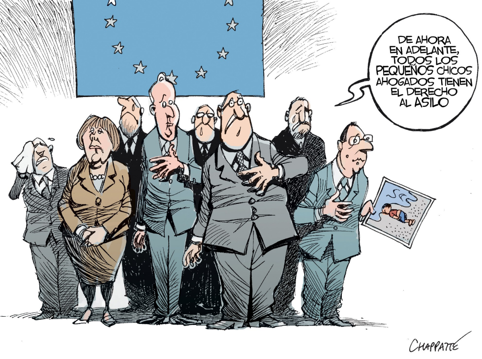  EUROPA CONMOVIDA POR LA MUERTE DE AYLAN by Patrick Chappatte