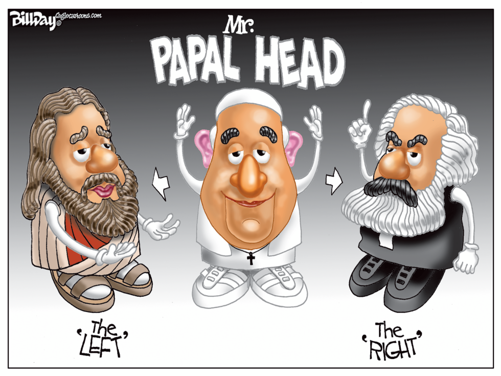  MR PAPAL HEAD   by Bill Day