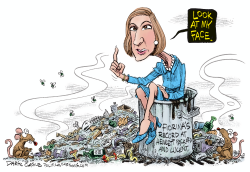 CARLY FIORINA by Daryl Cagle