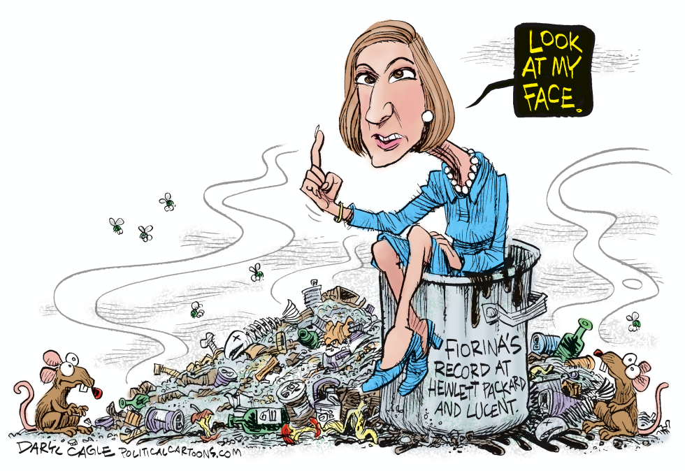  CARLY FIORINA by Daryl Cagle