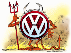 VOLKSWAGEN DIABLO  by Daryl Cagle