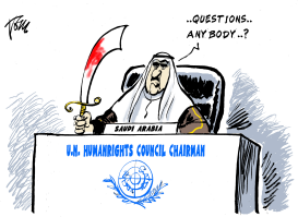 SAUDI ARABIA AND HUMAN RIGHTS COUNCIL by Tom Janssen