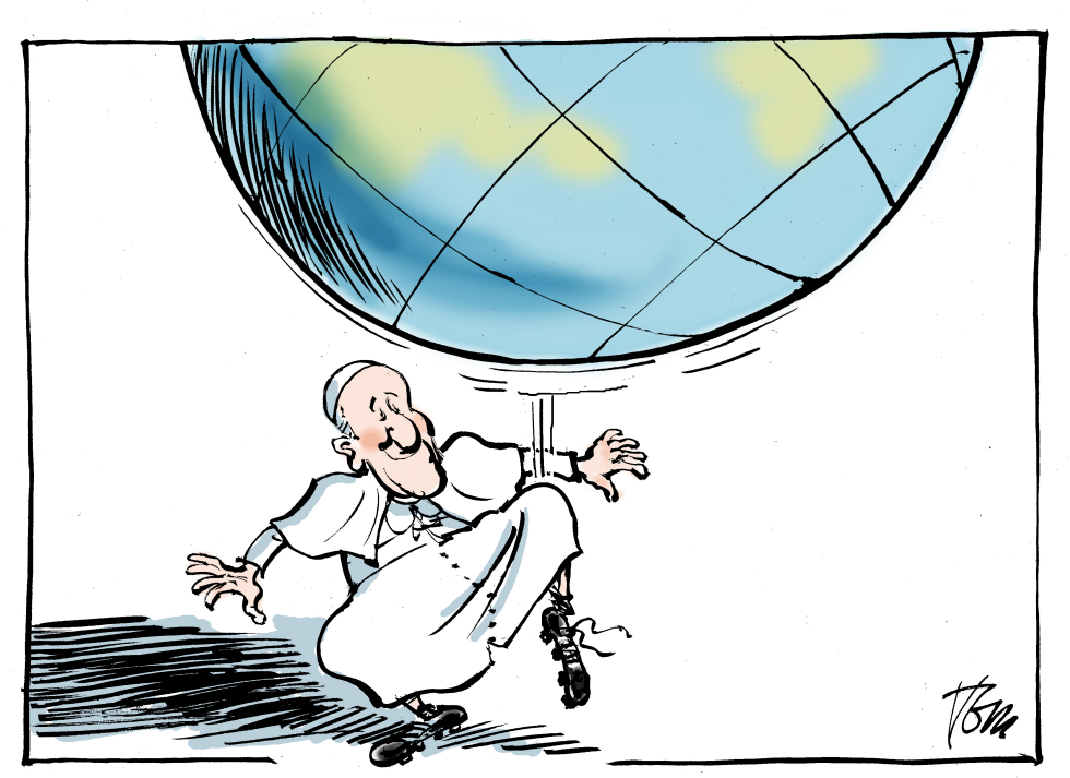  POPE ADRESS USA AND UNO by Tom Janssen