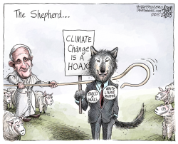 POPE FRANCIS by Adam Zyglis