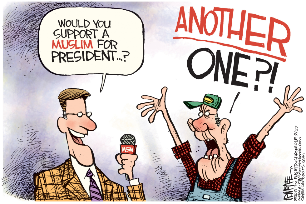  MUSLIM PRESIDENT by Rick McKee