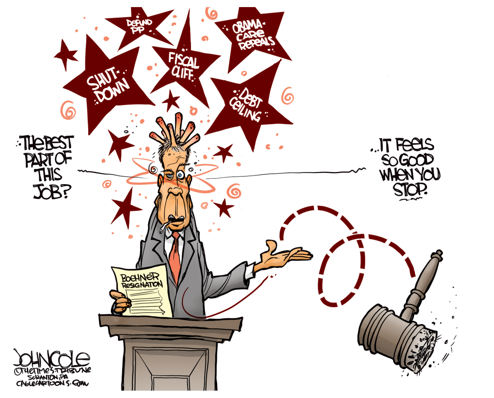  BOEHNER RESIGNATION by John Cole