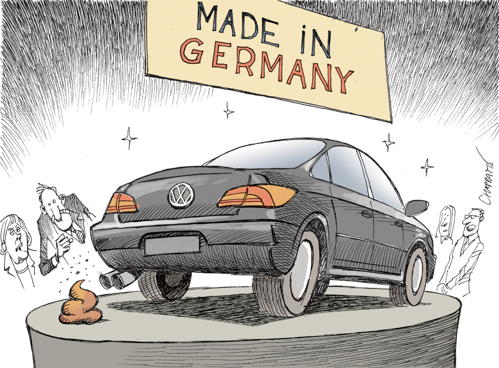  DAMAGE TO GERMANY'S REPUTATION	 by Patrick Chappatte