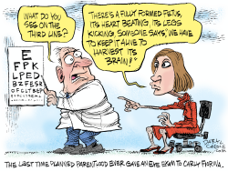 CARLY FIORINA EYE TEST by Daryl Cagle