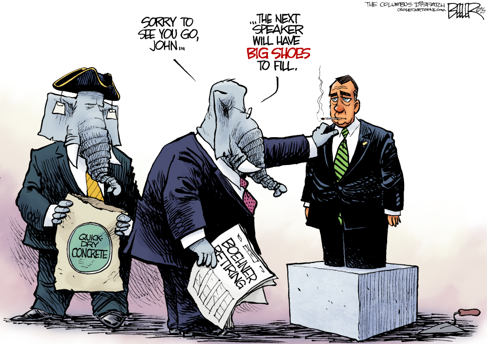  BYE-BYE BOEHNER by Nate Beeler