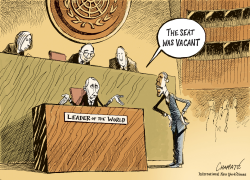 PUTIN AT THE UNITED NATIONS	 by Patrick Chappatte