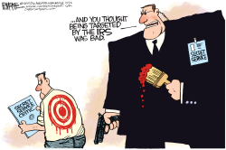 SECRET SERVICE TARGET by Rick McKee