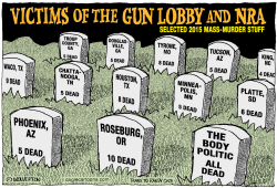 NRA AND GUN LOBBY VICTIMS by Wolverton