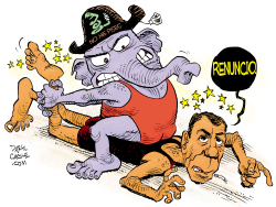 JOHN BOEHNER RENUNCIA  by Daryl Cagle