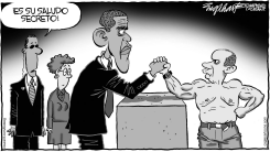 OBAMA Y PUTIN by Bob Englehart