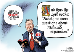 GOSPEL OF KASICH by Nate Beeler