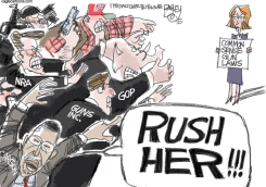 GUN RUSH by Pat Bagley