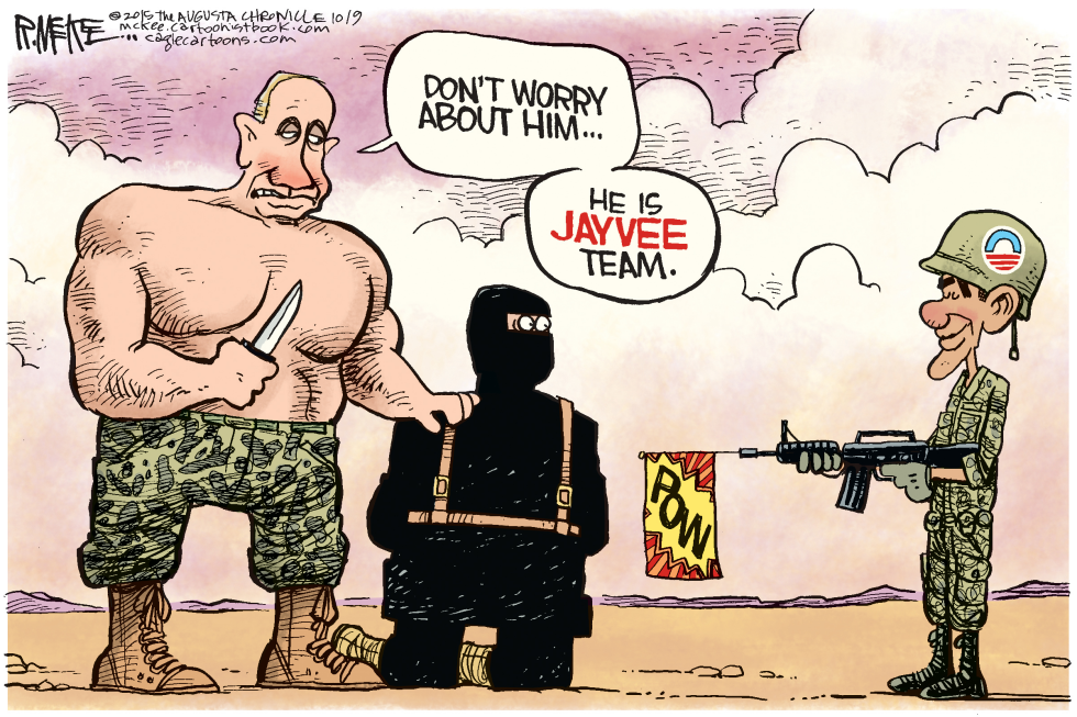  PUTIN JAYVEE TEAM by Rick McKee