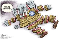 GOP REGROUP by Rick McKee