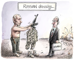 RUSSIAN DRESSING by Adam Zyglis