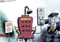 THE SPEAKER CHAIR by Nate Beeler