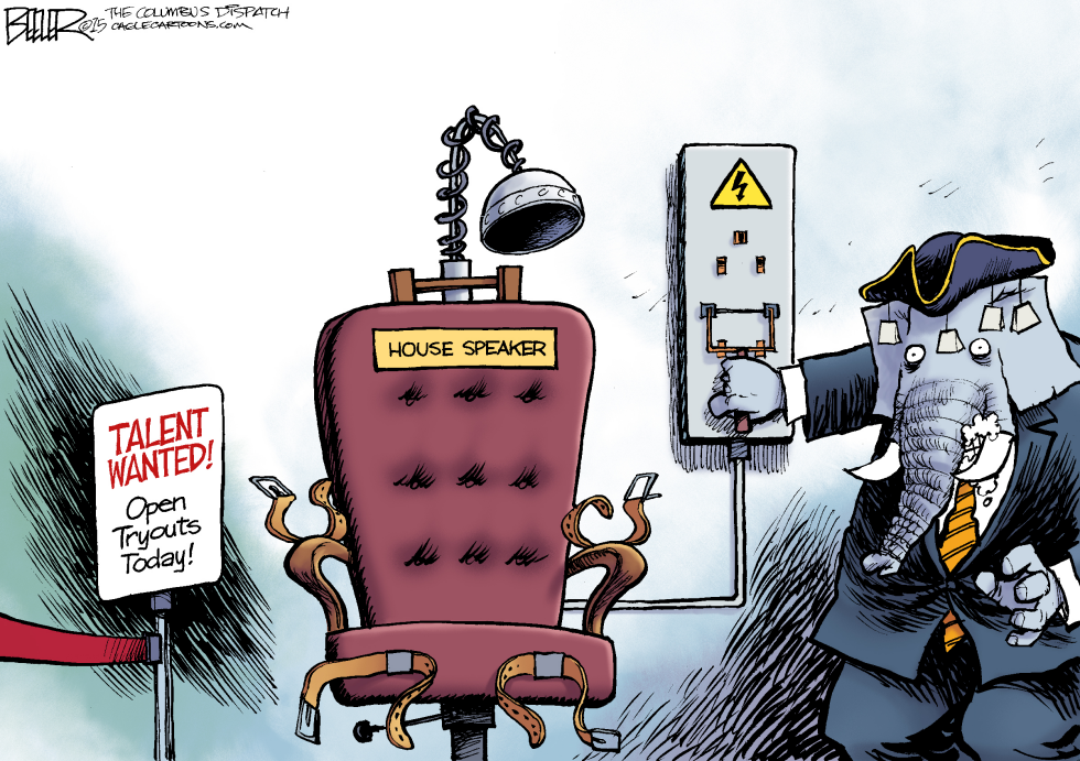  THE SPEAKER CHAIR by Nate Beeler