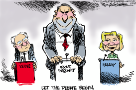 INCOME INEQUALITY by Milt Priggee