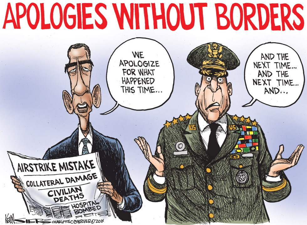  APOLOGIES WITHOUT BORDERS by Kevin Siers