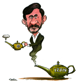 MAHMOUD AHMADINEJAD, IRAN'S PRESIDENT-ELECT  by Christo Komarnitski