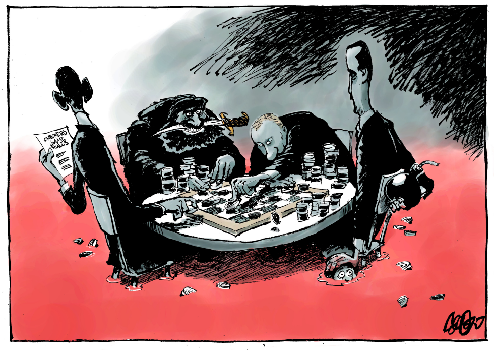  CHECKERS GAME RULES by Jos Collignon