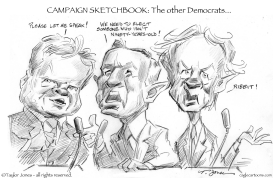 CAMPAIGN SKETCHBOOK - THE OTHER DEMOCRATS by Taylor Jones