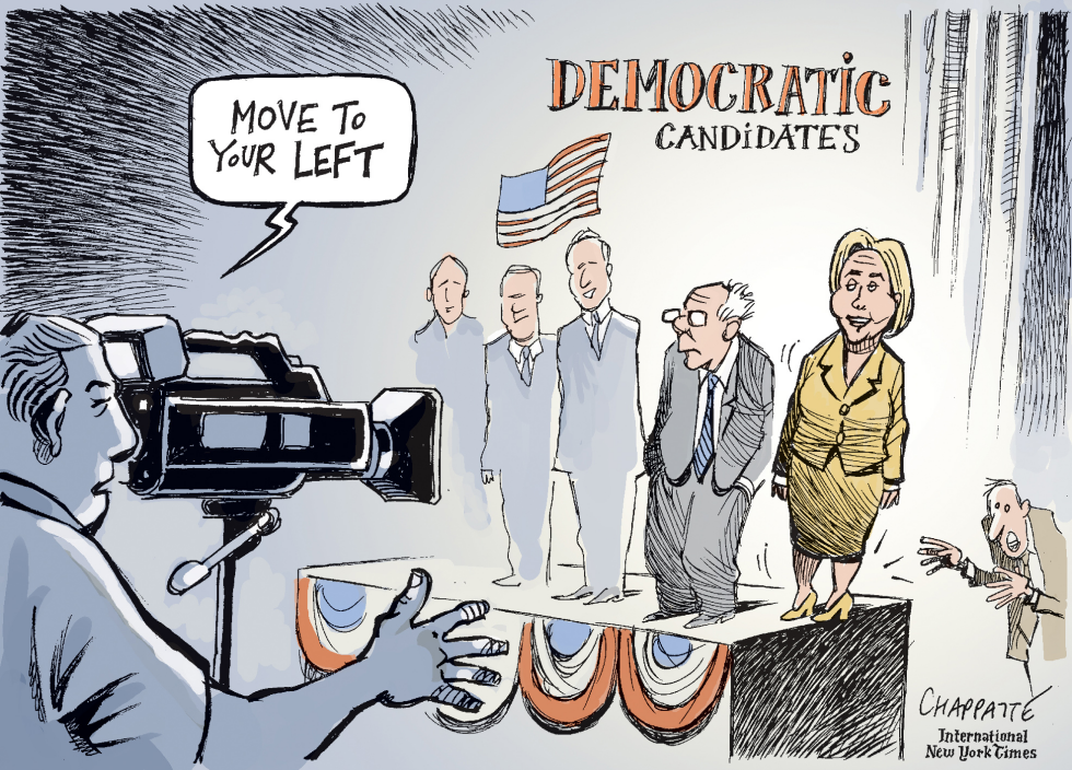  THE 2016 DEMOCRATIC FIELD by Patrick Chappatte