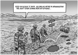 KICKING THE AFGHANISTAN CAN DOWN THE ROAD by RJ Matson