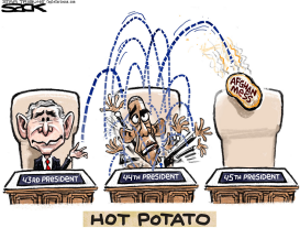 HOT POTATO WAR by Steve Sack