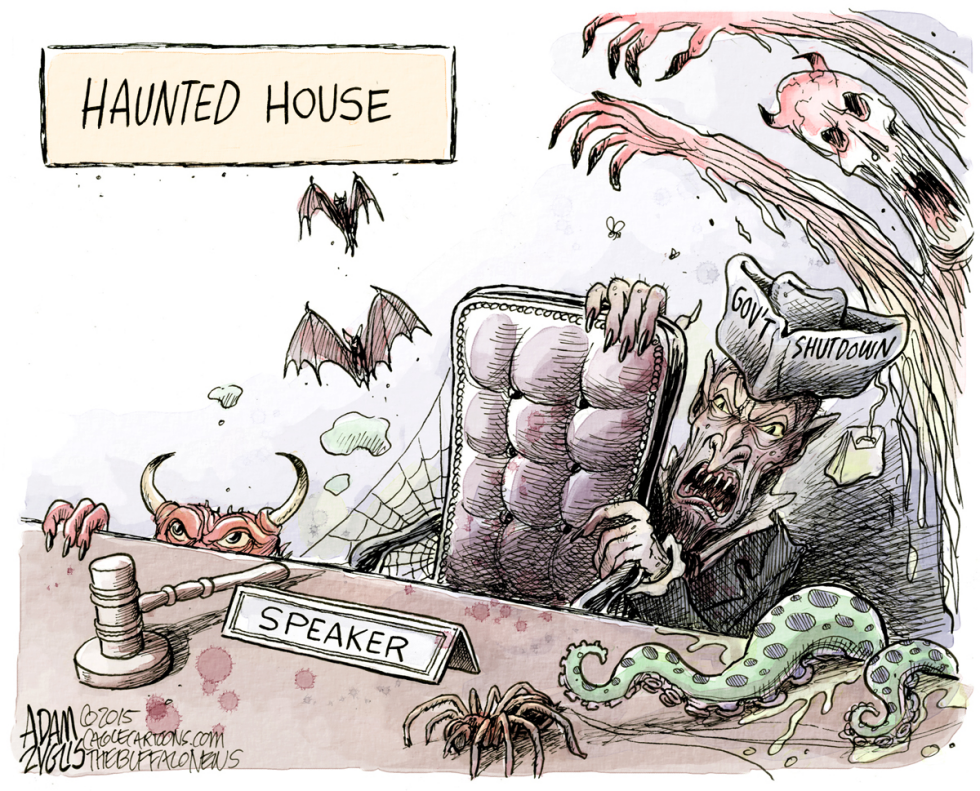  THE HAUNTING by Adam Zyglis