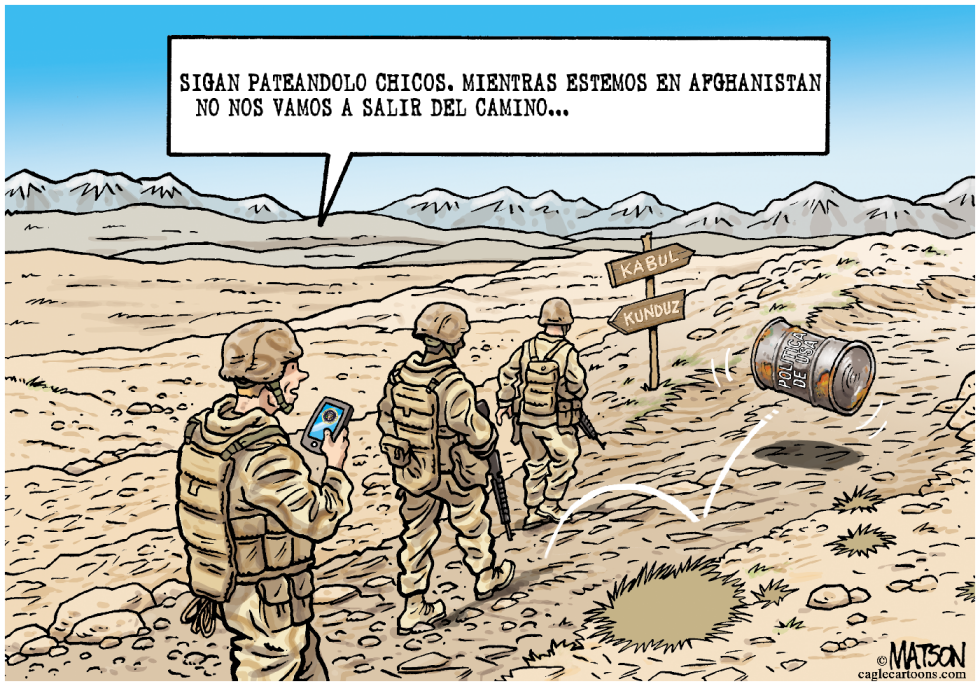  PATEANDO EL BARRIL DE AFGHANISTAN CAMINO ABAJO  by RJ Matson