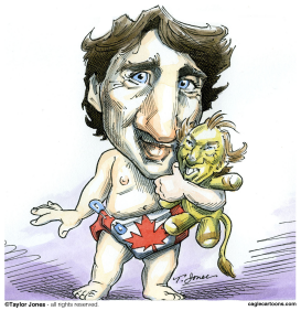 JUSTIN TRUDEAU  by Taylor Jones