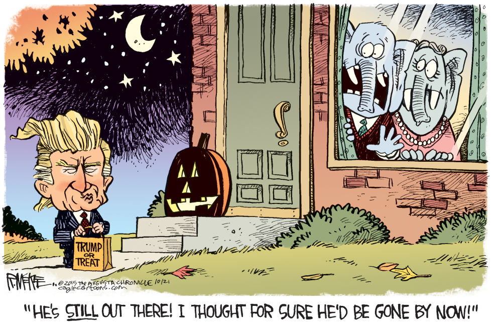  TRUMP HALLOWEEN by Rick McKee