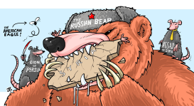 RUSSIAN BEAR  SYRIA by Emad Hajjaj