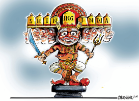 SHINING INDIA by Sabir Nazar