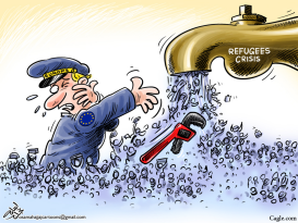 REFUGEES CRISIS IN EUROPE by Osama Hajjaj