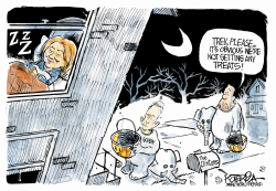 NO TREATS FROM HILLARY by Jeff Koterba