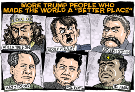 TRUMP'S BETTER WORLD WITH DESPOTS by Wolverton