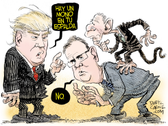 TRUMP, JEB BUSH Y GEORGE W  by Daryl Cagle