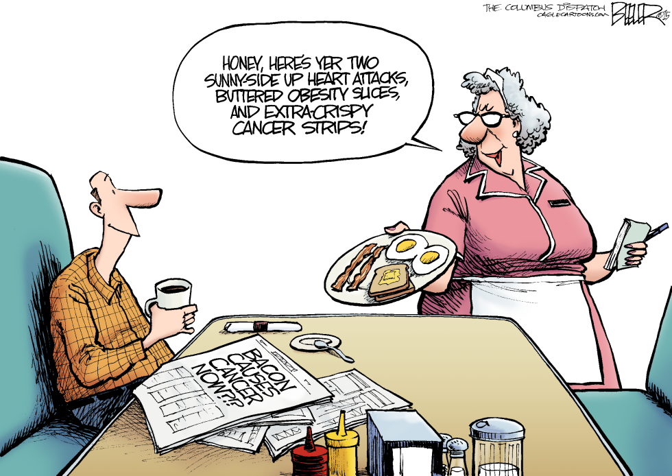  BALANCED BREAKFAST by Nate Beeler