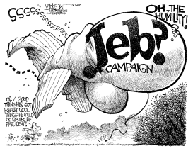 SINKING JEB CAMPAIGN by John Darkow