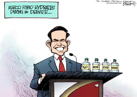 RUBIO REFRESHMENT by Nate Beeler